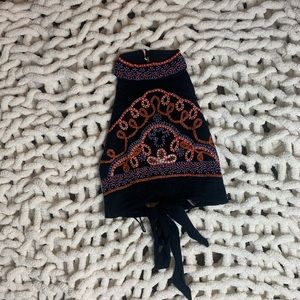 Free People GOA Tank/Crop Top Black